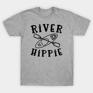 River Hippie Kayaking Fishing T-Shirt